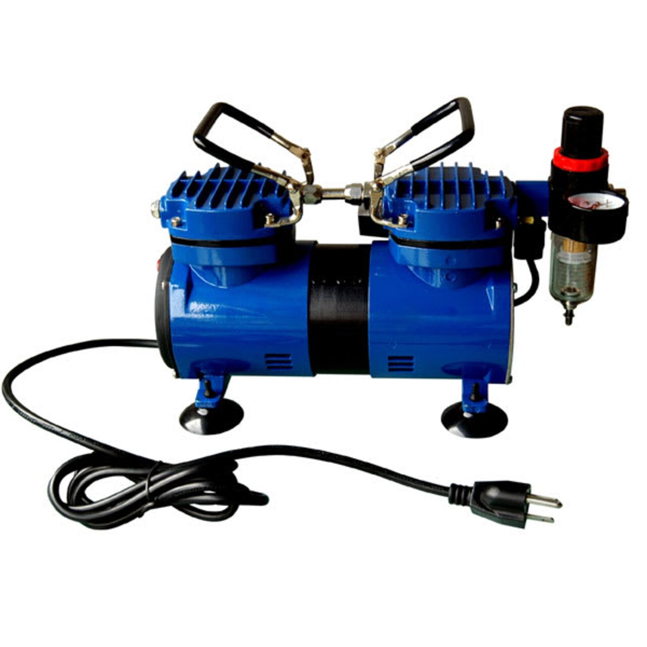 Paasche Air Compressor - 1/4 Horsepower, DA400R Oilless Piston with Regulator and Moisture Trap